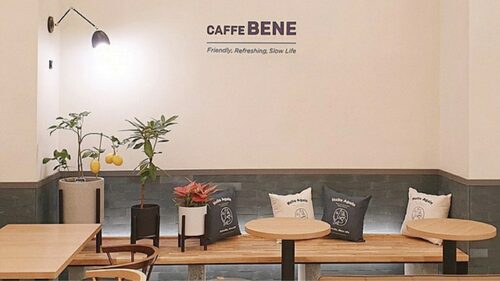 咖啡伴Caffebene 韓國咖啡連鎖 品牌形象