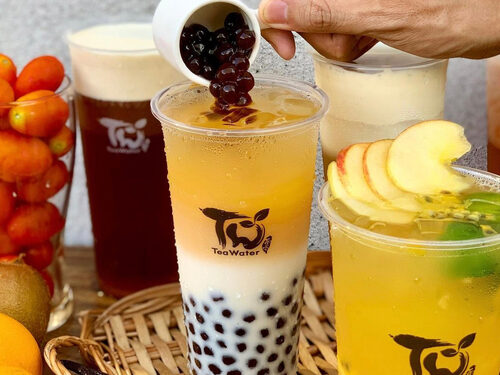 Tea Water 茶水格格 波本香草奶蓋/水果茶專門店 品牌形象