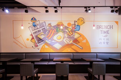 找光頭吃早餐 小額創業首選 品牌形象