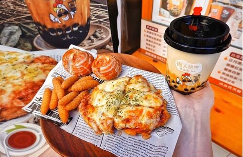 懶人披薩 雞排&飲茶 產品介紹