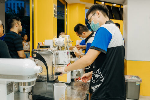 喵喜喵喜 鹹芝士奶蓋茶 品牌形象