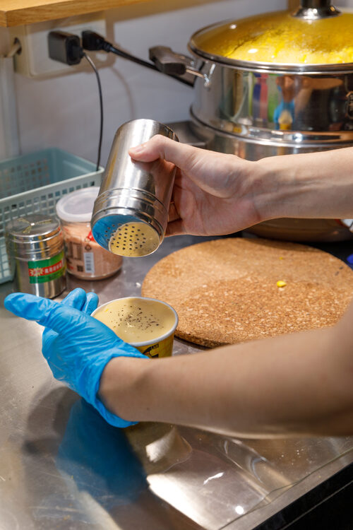 玉駕清蒸 玉米粒杯 品牌形象