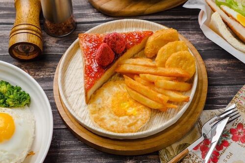 易百分肉蛋吐司早餐店 產品介紹