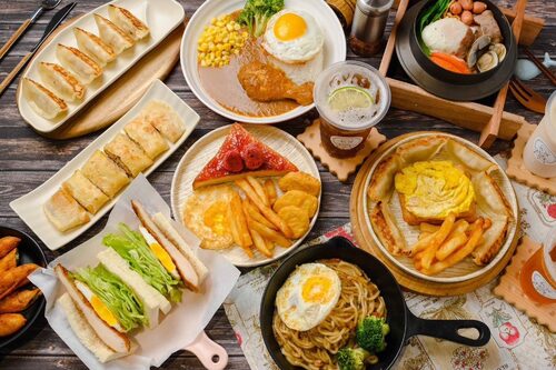 易百分肉蛋吐司早餐店 產品介紹