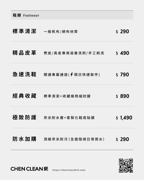 辰清潔洗鞋工作室 產品介紹