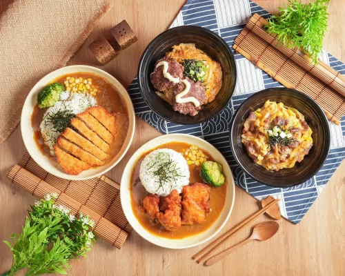 張大口日式咖喱丼飯 產品介紹